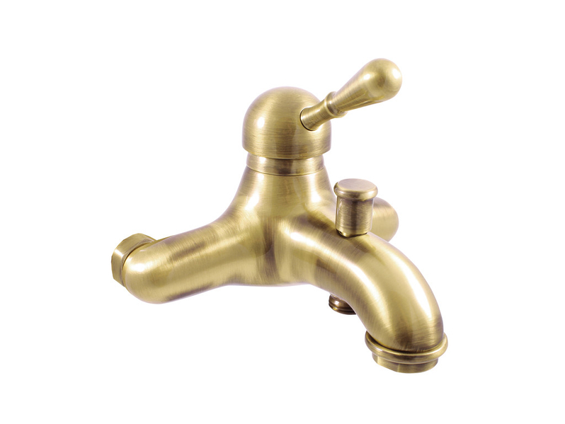 Vodovodní baterie vanová, volně stojící L450.5/2SM Labe, barva stará mosaz, rozměr 150 mm