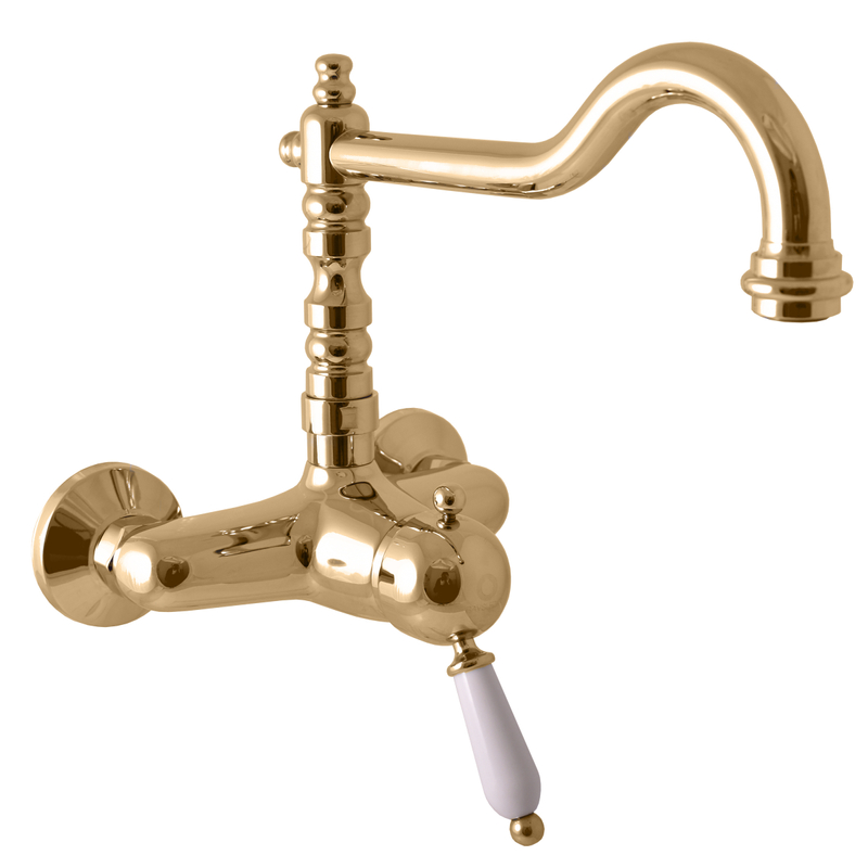 Vodovodní baterie umyvadlová/dřezová L502.5/28Z Labe, barva zlato, rozměr 150 mm