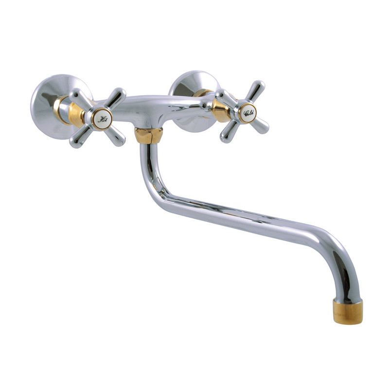 Vodovodní baterie dřezová/umyvadlová MK101.5/21 Morava, barva chrom, rozměr 150 mm