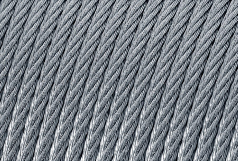 Lano ocelové ČSN024320 (1×19) 1,2/1,6 PVC