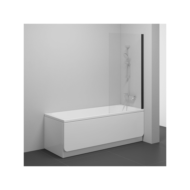 Vanová zástěna Ravak NVS1 80, satin+transparent