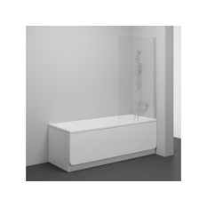 Vanová zástěna Ravak NVS1 80, satin+transparent