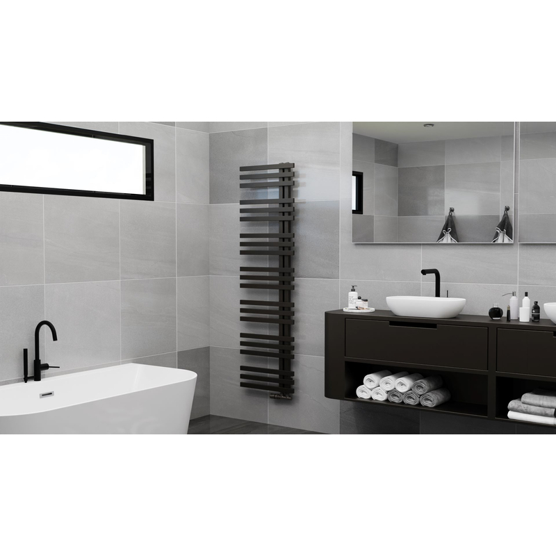 Těleso koupelnové trubkové Isan Echo 1735 x 500 mm, 635 W, elektrické s regulátorem Mini PW, chrom