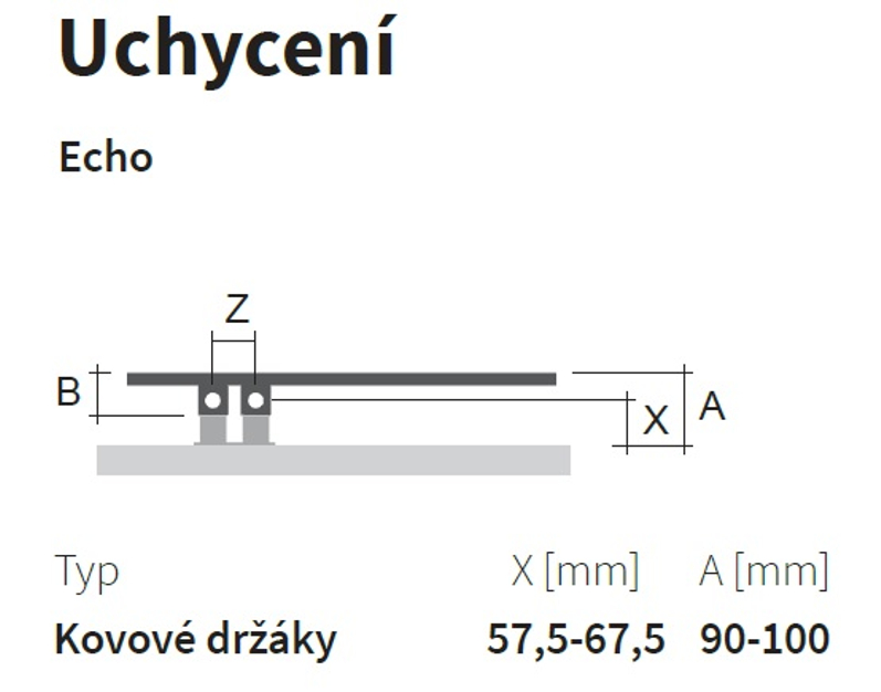 Těleso koupelnové trubkové Isan Echo 1735 x 500 mm, 635 W, elektrické s regulátorem Mini PW, chrom