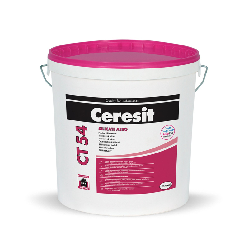 Nátěr silikátový fasádní Ceresit CT 54 15 l Asturia5