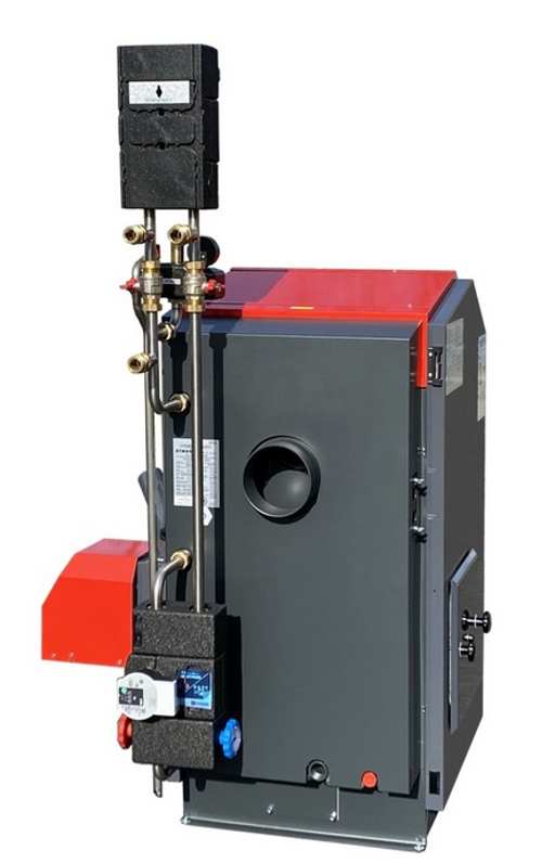 Kotel automatický na pelety Atmos D21P COMPACT, pravý, SVT 859