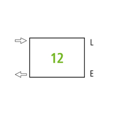 Konvektor Kermi Kompakt KKN16 150 x 2200 mm, 2138W, bílá, s mřížkou, připojení boční vlevo