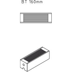 Konvektor Kermi Kompakt KKN16 250 x 900 mm, 1148W, bílá, s mřížkou, připojení boční vlevo