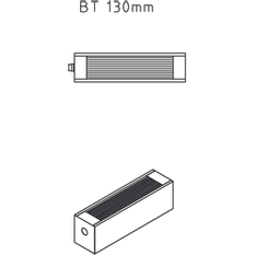 Konvektor Kermi Kompakt Ventil KKV13 150 x 1600 mm, 1184W, bílá, s mřížkou, připojení boční vlevo