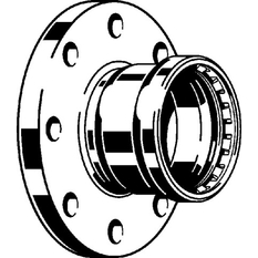 Přírubový přechod Viega Sanpress Inox G s SC-Contur 0259xL 64,0 (DN50)