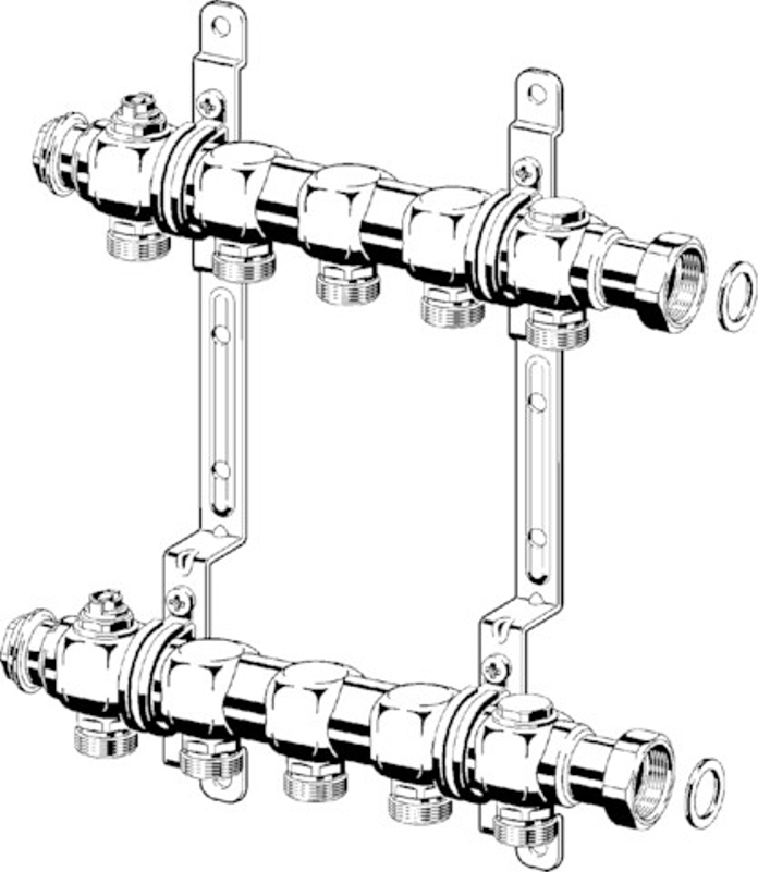 Rozdělovač Viega Pexfit Pro 1078 7