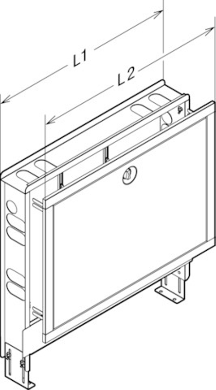 Podomítková skříň pro rozdělovač Viega Fonterra 1294.3 700