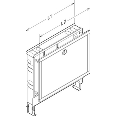 Podomítková skříň pro rozdělovač Viega Fonterra 1294.3 700