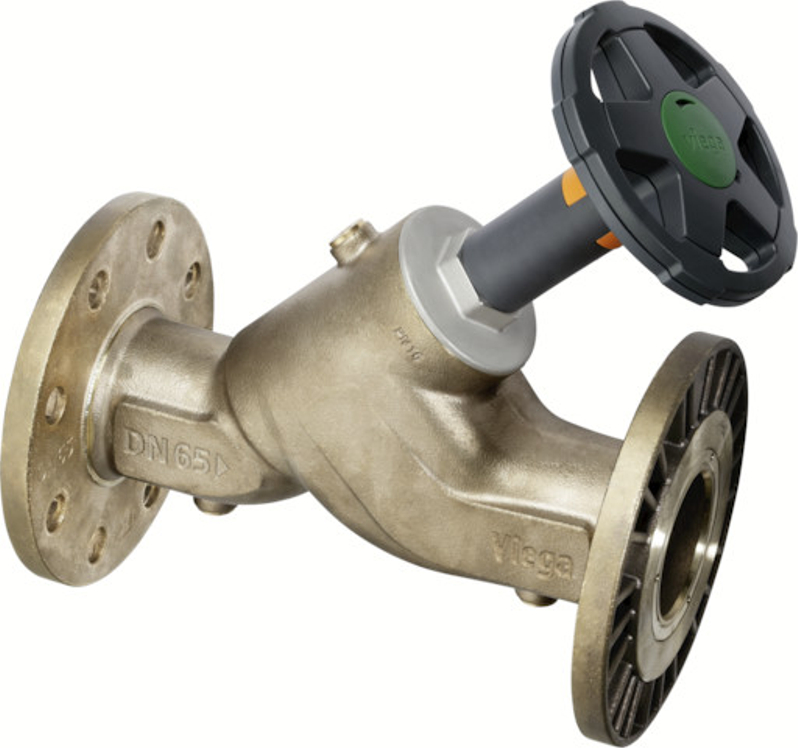 Ventil se šikmým sedlem Viega systémové armatury Easytop 2237.5xL 100