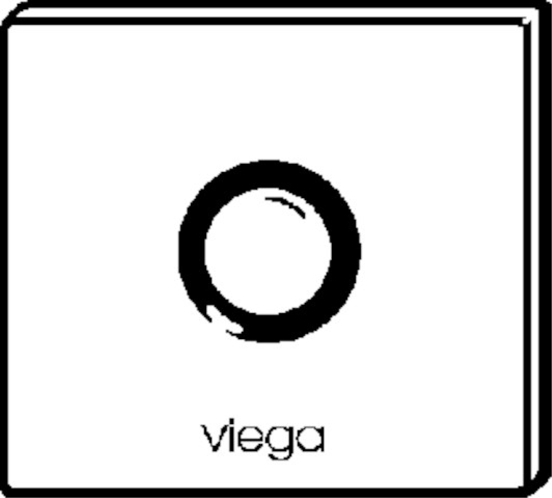 Vybavovací sada Viega 8351.65 VfM100 sklo parsol/černé