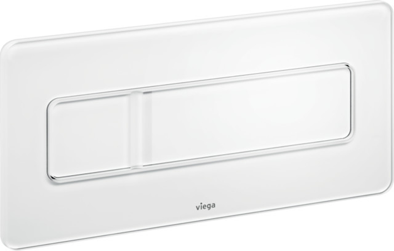Ovládací deska Viega 8357.1 VfM105 sklo v bílé /dopravní bílé