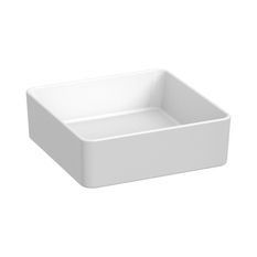 Umyvadlová mísa Jika Pure čtvercová 380 x 380 x 140 mm, černá matná