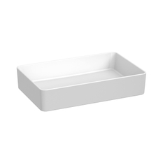 Umyvadlová mísa Jika Pure obdélníková 600 x 380 x 140 mm, černá matná
