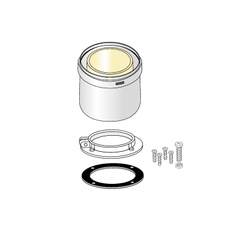 Sada připojovací Centrometal koaxiální pr. 60/100 mm