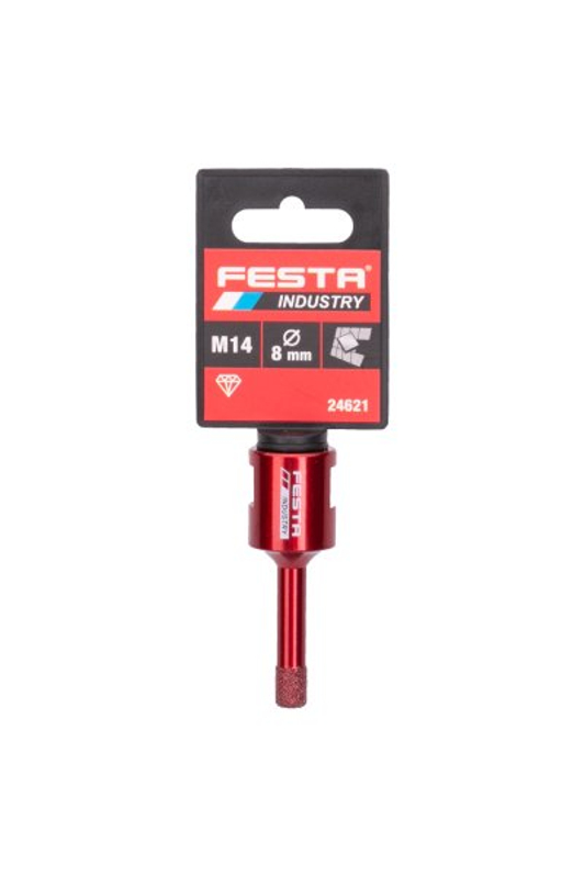 Korunka vykružovací diamantová 8mm M14 Festa Industry