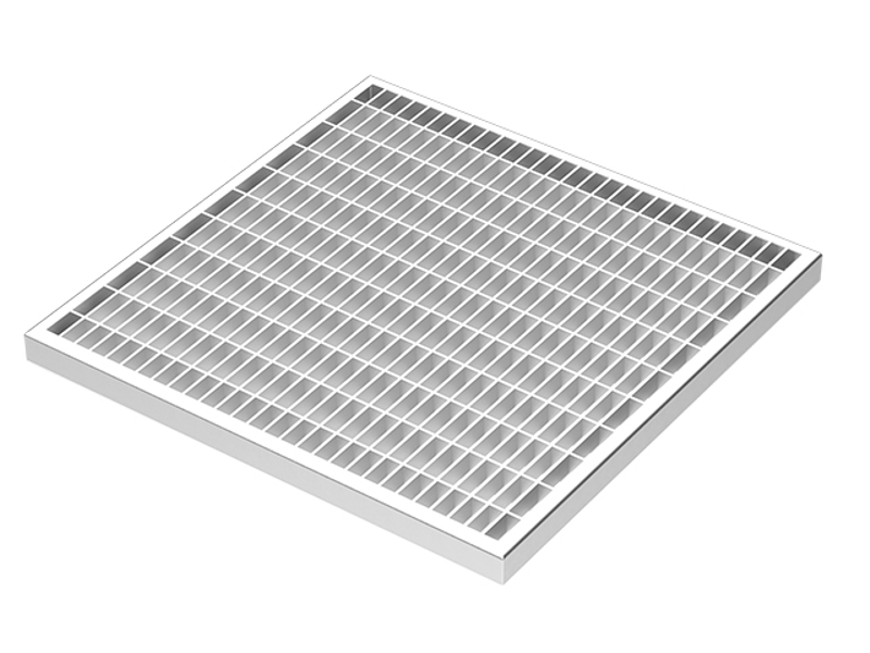 Pozinkovaná ocelová mříž 368x368x25mm, ke kontrolní a drenážní šachtě HL635N(.0) pro provozní střechy HL Hutterer & Lechner