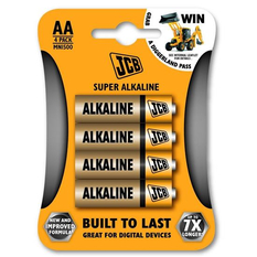 JCB SUPER alkalická baterie LR06, blistr 10 ks