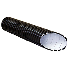 Trubka drenážní korugovaná Wavin PP X-Stream SN8 perforovaná 360° DN 150 x 1,5 x 6000 mm , černá
