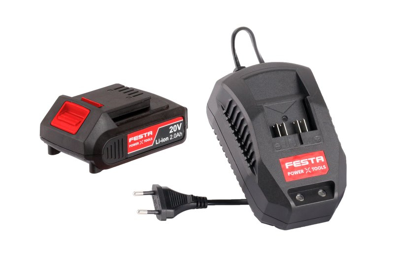Vibrační přísavka na dlažbu 125mm AKU Festa SHARE20V baterie 2A a nabíječka 2,4Ah
