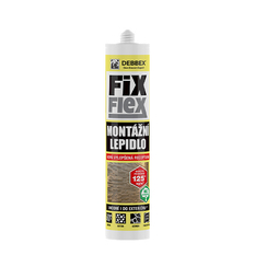 Montážní lepidlo Den Braven FIX FLEX kartuše 280 ml, šedá
