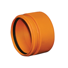 Přechod kanalizační Wavin PVC-U KGUSM z PVC/na kameninu DN 110, oranžová