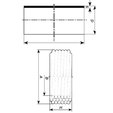 Trubka vodovodní tlaková Wavin PE100 SDR17, d 315 x 18,7 mm (tyč 12m)