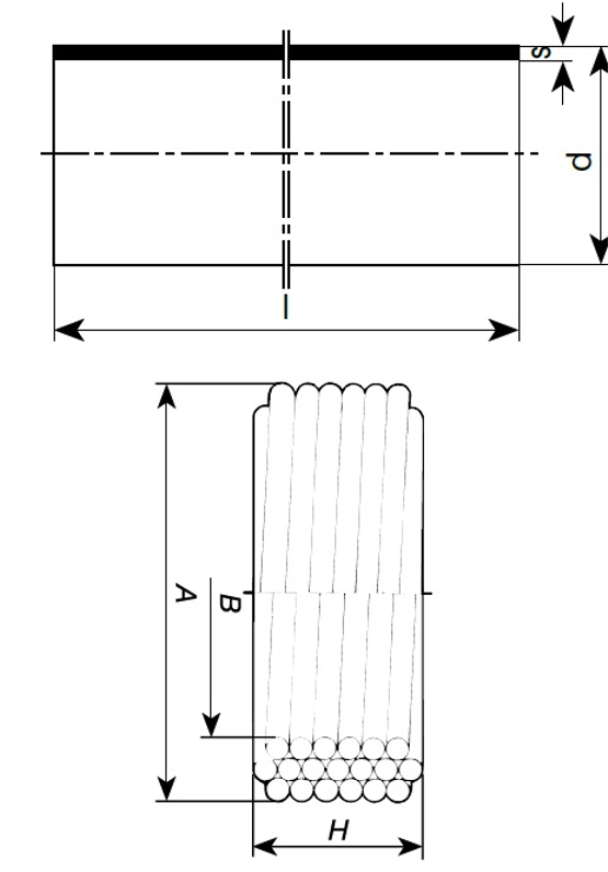 Trubka vodovodní tlaková Wavin PE100 SDR17, d 90 x 5,4 mm (návin 100m)