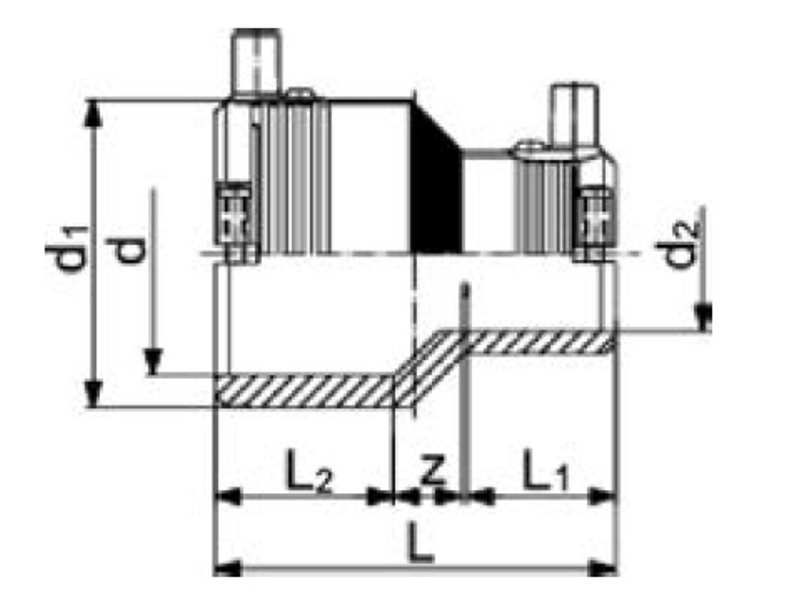 Elektroredukce Wavin PE100 SDR11, d 63 x 50