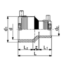 Elektroredukce Wavin PE100 SDR11, d 63 x 50