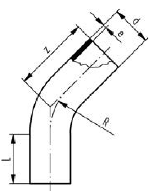 Elektrooblouk 45° Wavin PE100, svařování na tupo, SDR11, d 280