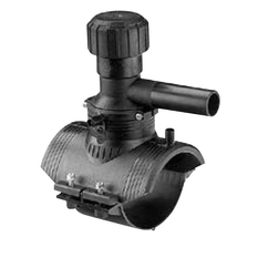 Elektro T-kus navrtávací s 360° odbočkou Wavin PE100 SDR11, d 180 x 63