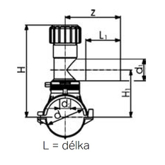 Elektro T-kus navrtávací s 360° odbočkou Wavin PE100 SDR11, d 180 x 63