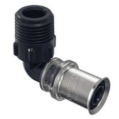 Koleno lisovací Wavin K-press K5 PPSU d20 x 1/2˝ vnější