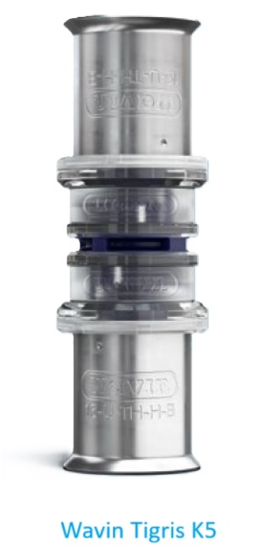 Spojka lisovací Wavin K-press K5 PPSU d25 x 1˝ vnější