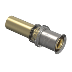 Spojka lisovací přechodová Wavin M-press M5 mosaz d25 x 28 M5/CU