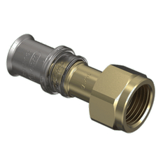 Spojka lisovací se šroubením Wavin M-press M5 mosaz d20 x 6/4˝