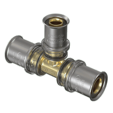 T-kus lisovací Wavin M-press M5 mosaz d32 x 20 x 25