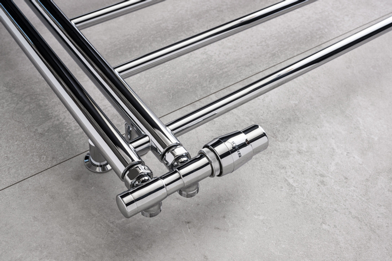 Těleso koupelnové PMH Apollo 500 x 1500 mm, pravé 219 W, středové připojení, Chrom