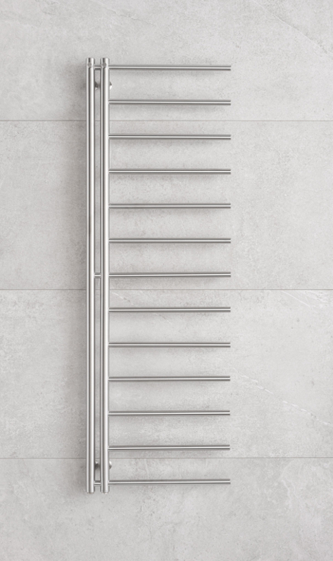 Těleso koupelnové PMH Apollo 500 x 1500 mm, pravé 219 W, středové připojení, Chrom