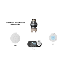 Těleso koupelnové trubkové Isan Grenada 695 x 500 mm, 309 W, elektrické pro systém Nexus, sněhově bílá RAL 9016