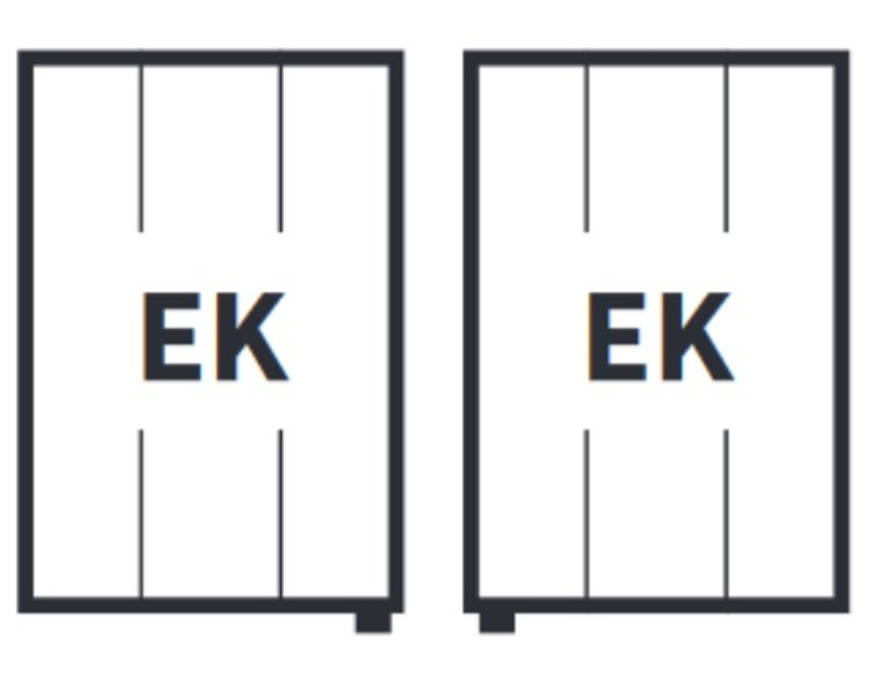 Těleso koupelnové trubkové Isan Falco 1290 x 600 mm, 795 W, elektrické pro systém Nexus, sněhově bílá RAL 9016