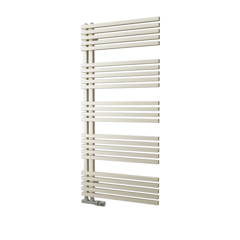 Těleso koupelnové trubkové Isan Falco 1290 x 600 mm, 795 W, elektrické pro systém Nexus, sněhově bílá RAL 9016