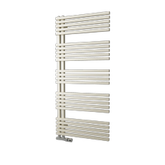 Těleso koupelnové trubkové Isan Falco 1290 x 600 mm, 795 W, elektrické pro systém Nexus, sněhově bílá RAL 9016