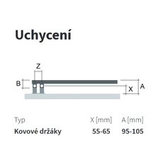 Těleso koupelnové trubkové Isan Falco 1290 x 600 mm, 795 W, elektrické pro systém Nexus, sněhově bílá RAL 9016