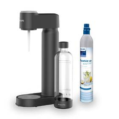 Výrobník sody Philips GoZero, s CO2 bombičkou, černá